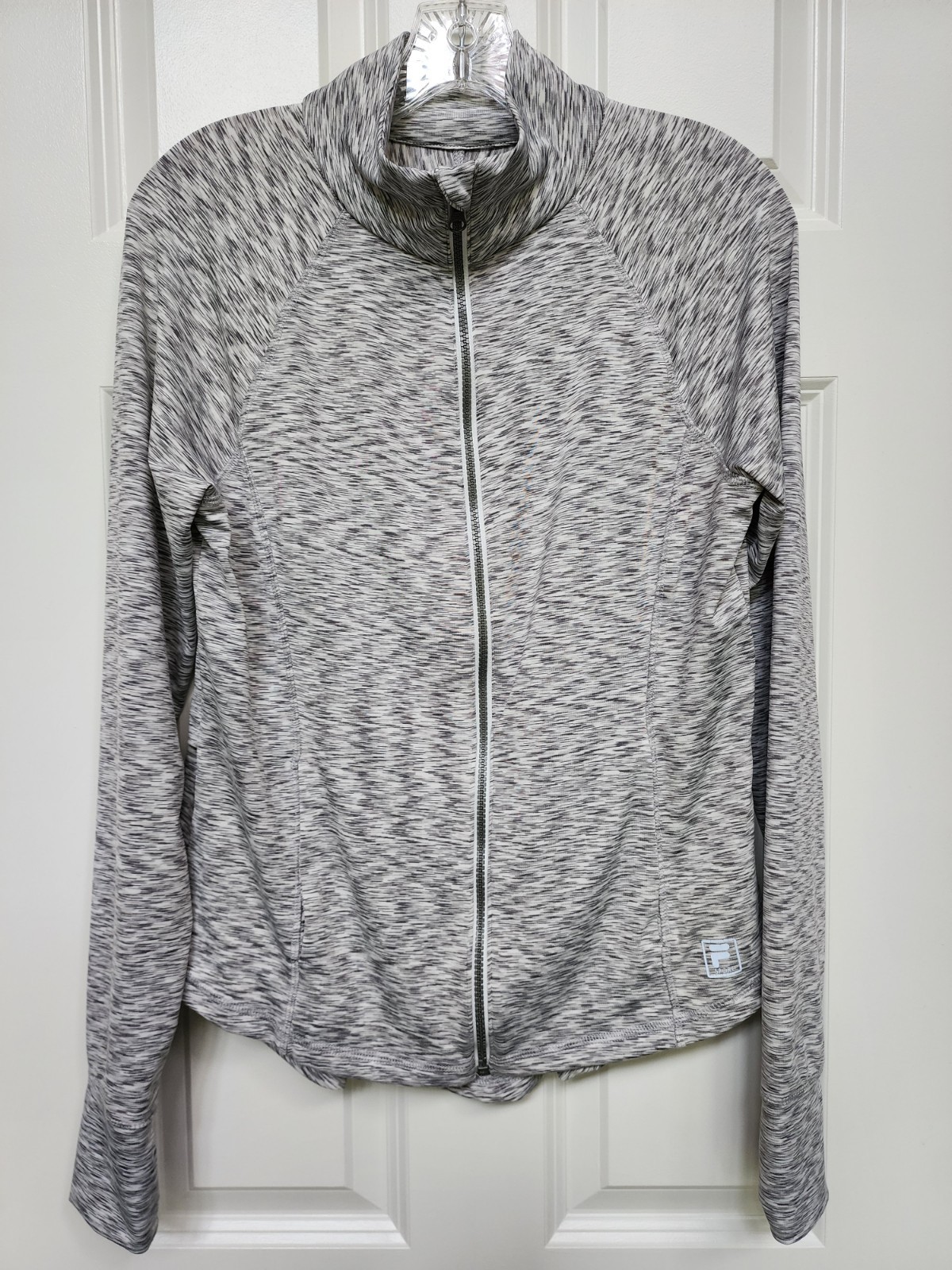 Fila Giacca Donna Sportiva Pista Media Full Zip Tasche Foro Pollice Elasticizzata M