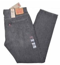 Levis Jeans 502 Taper Mens 29 X 32 Medium Black Wash Stretch Casual Streetwear