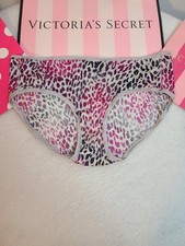 Y2K Victoria's Secret Fabulous Satin Classic Hiphugger Panty Size M Leopard