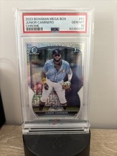 Bowman Chrome 1st Junior Caminero Mega Box Refractor PSA 10