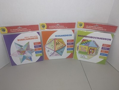 3 Teaching Tree 3D Geometric Shapes TEACHER RESOURCE All Subjects Review