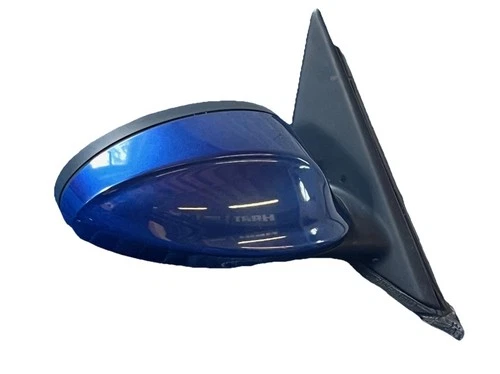 06-08 BMW E90 328 330 335 Right Side View Mirror Blue OEM 7075626