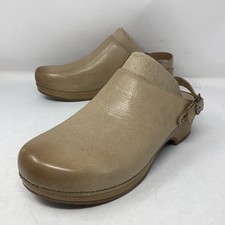 458 Dansko Berry Milled Burnished Clogs Brown Women's Size 41 US 10.5-11