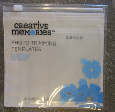 CREATIVE MEMORIES Photo Trimming Templates/Grids 3/pk -NEW 2022