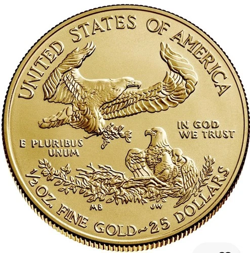 2020 $25 1/2-oz American Gold Eagle Brilliant Uncirculated