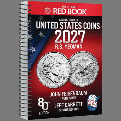 #ad 2027 Red Book Price Guide of United States Coins Spiral Bound Presale $17.95