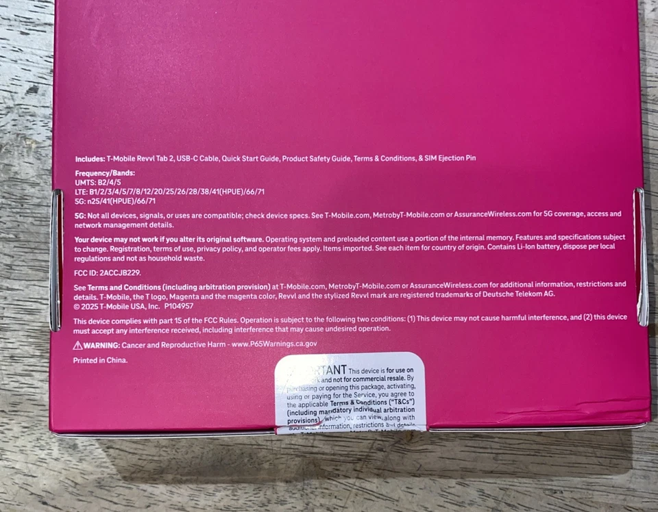 T-Mobile Revvl Tab 2 5G 64G Black Cellular - Image 4 of 4