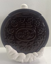 Vintage Oreo Milk Splash Cookie Ceramic Cooki...