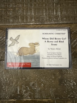 Scholastic Where Did Bunny Go? Audio Book On Cassette
