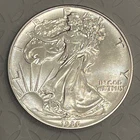 1986 $1 UNITED STATES 1 OZ SILVER AMERICAN EAGLE 1ST YEAR