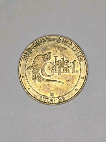 Isle of Capri Casino $5 &amp; $1 Tokens - Vintage Collectibles, Free Shipping - Picture 5 of 15