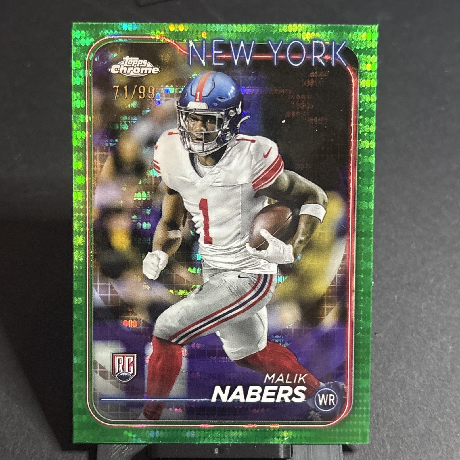 ✨2024 Topps Chrome - Malik Nabers #205 Green Sonar 71/99 (RC)✨