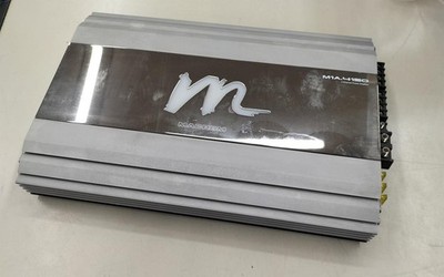 MACROM M1A-4150 4-Kanal-Autoverstärker 300 W Max Silber Kühlkörper 3 Monate G...