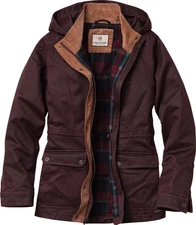 Women's Saddle Country Shirt Jacket with Removable Hood-Built weather everyday