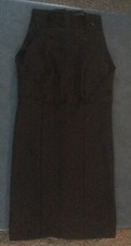 Zara W & B Women's L Black Bodycon Above The Knee Sleeveless Dress NEW