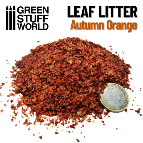 Leaf Litter - Autumn Orange- Basing Leaf scatter material Scenery - Picture 3 of 3