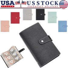 RFID Blocking ID Credit Card Holder 26 Cards Slim PU Leather Pocker Case Wallet