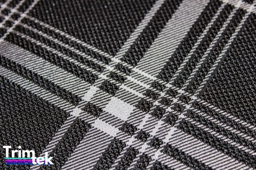 Golf GTI Plaid/Tartan Seat upholstery - Grey sold by the meter - Aus Stock - Picture 2 of 7