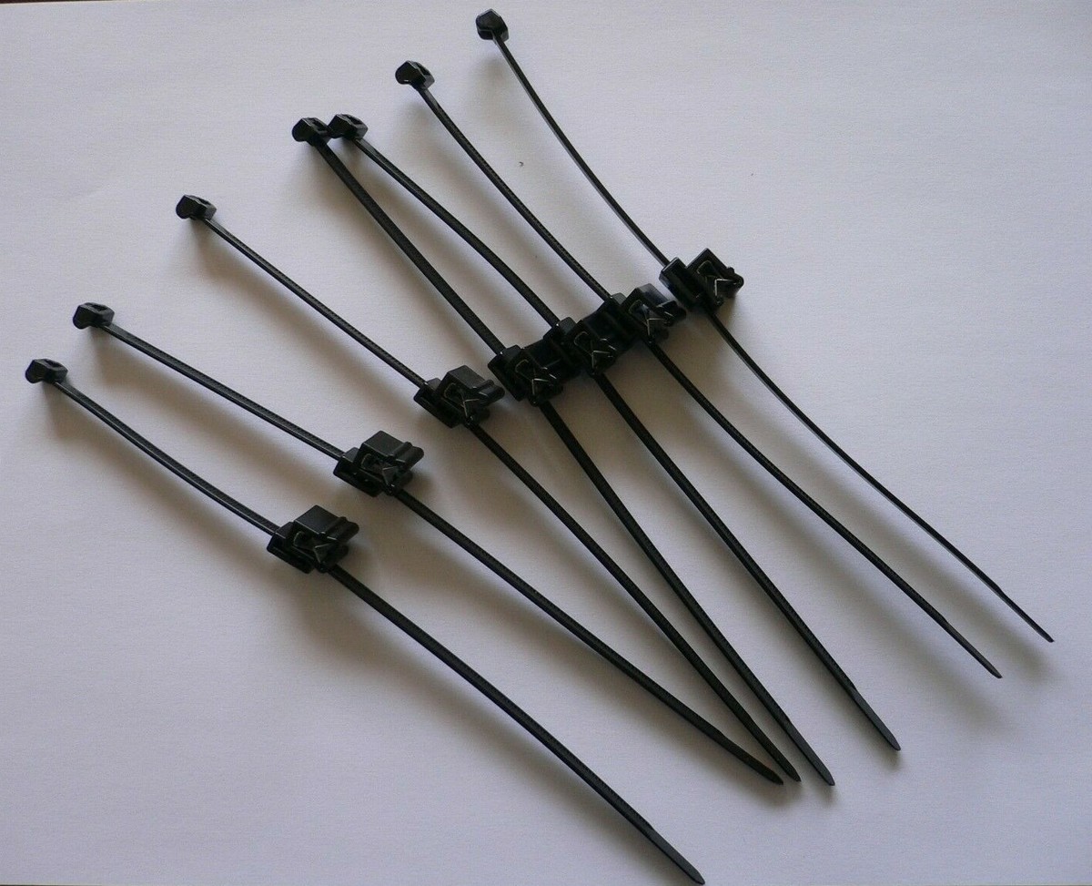 1x BMW Kabelbinder / Kabelband mit Halter 6113920025 61136915983 