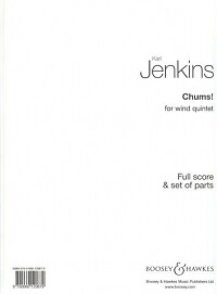 JENKINS CHUMS Wind Quintet Full Score & Parts