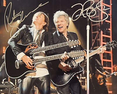 87年来日公演 Bon Jovi 　Richie Sambora ギターピック JON BON JOVI & RICHIE SAMBORA SIGNED ❤️ | eBay