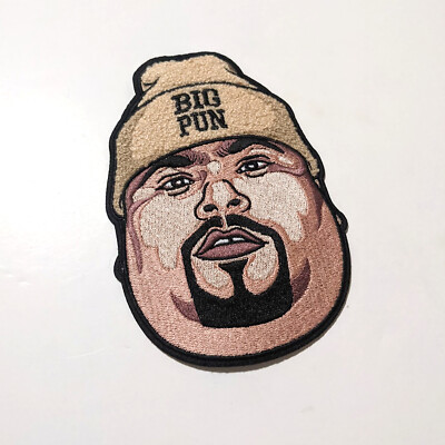 Big Pun Chenille Patch 6 inch (Iron on & sew on) Big Punisher Hip Hop Legend