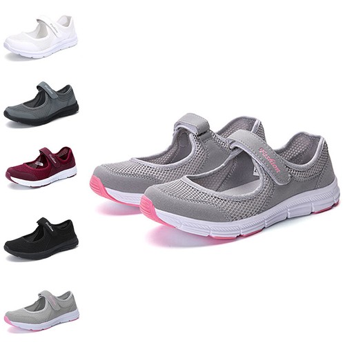 Flache komfortable Damensandalen Walking Mary Jane arbeitsweite Schuhe Größe Sommer Damen - Bild 3 von 29