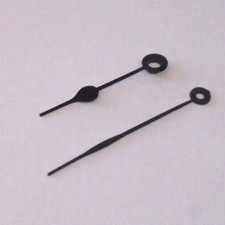 ELGIN 16 SIZE BLACK SPADE HANDS HOUR MINUTE NOS --- BB-840