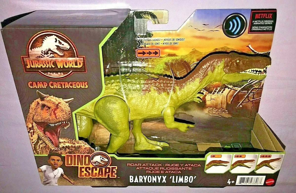 Mattel Jurassic World Roar Attack Baryonyx Limbo