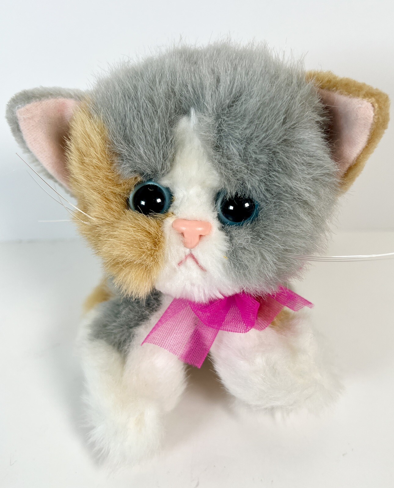 purring cat plush