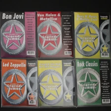 LEGEND KARAOKE CD+G 6 ROCK CLASSICS.ZEPPELIN,VAN HALEN,GUN' N ROSES,RED CHILLI+