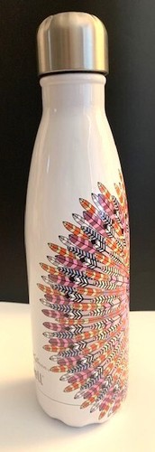 S'well Native American Headdress Themed WATER BOTTLE - Skybird by Mara Hoffman - Picture 5 of 9