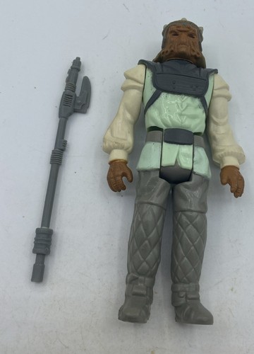Vintage Star Wars 1983 ROTJ NIKTO SKIFF GUARD Complete w/Original Weapon #6 - Picture 3 of 4