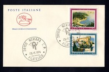 Italia 1974 :  Turistica , Gradara Portofino  - FDC " Cavallino " / 1° giorno