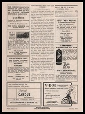 1931 Weigert Laboratories Chicago IL Hair Pep Tonic Quackery Snake Oil Print Ad