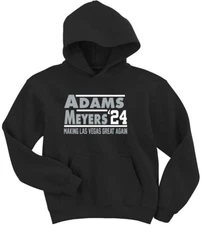 Jakobi Meyers Davante Adams Las Vegas Raiders 2024 CREW HOODED SWEATSHIRT