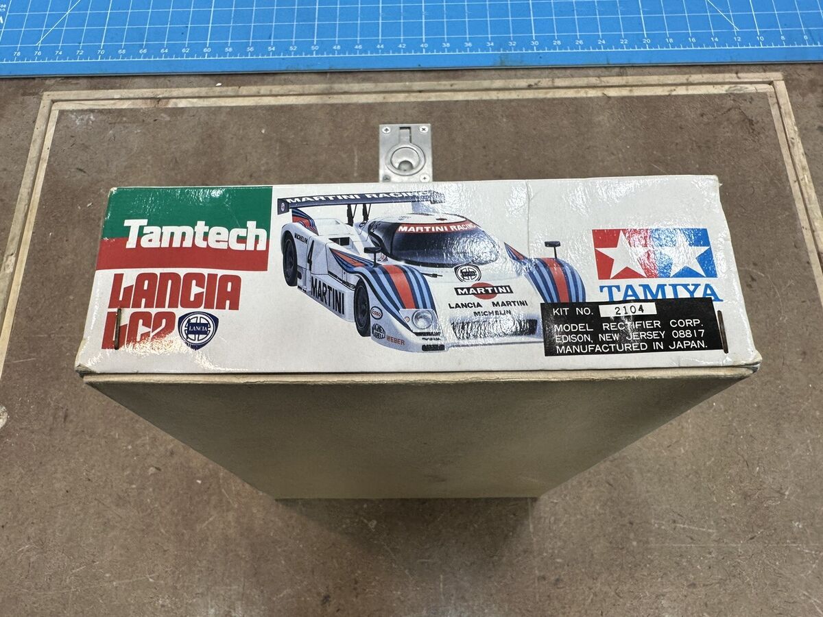 Unused Tamiya Tamtech 1/24 Lancia LC2 Kit # 2104 RARE Unused Tamiya Tamtech 1/24 Lancia LC2 Kit # 2104 RARE