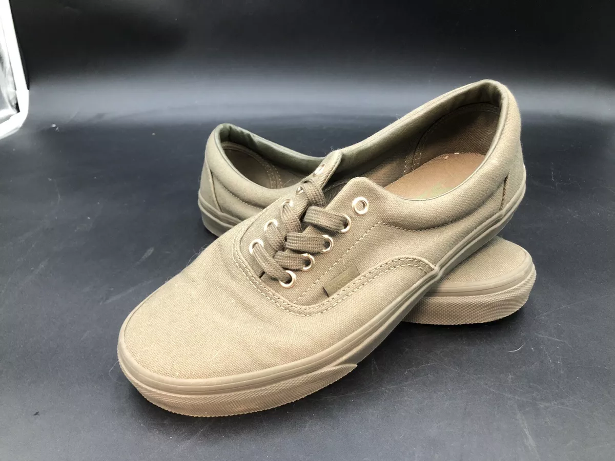 Vans Skate Shoes Mens Size 7.5 Olive Green Off the Wall Skate Shoes