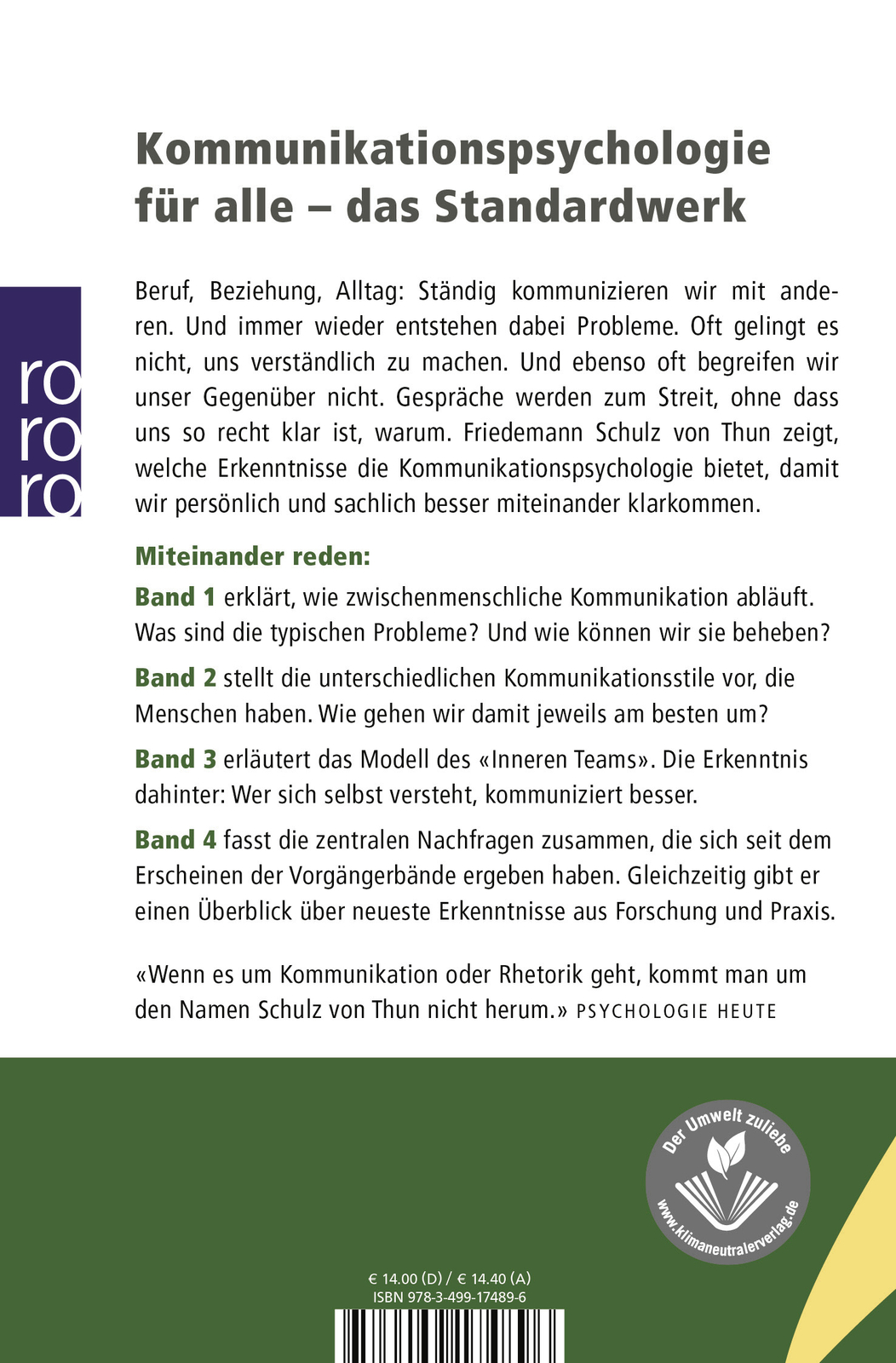 Thumbnail - Friedemann Schulz Von Thun / Miteinander Reden 1