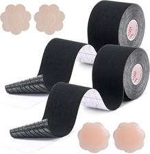 Boobytape For Breast Lift, Body Tape with 2 Pair of Pasties Nipple Covers