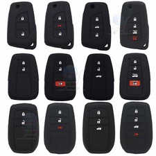 Fit Toyota Camry Corolla Rav4 Remote Smart Silicone Key Fob Cover Case
