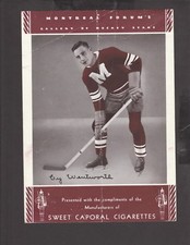 1934-35 SWEET CAPORAL PHOTOS MARVEN CY WENTWORTH   INV 12190