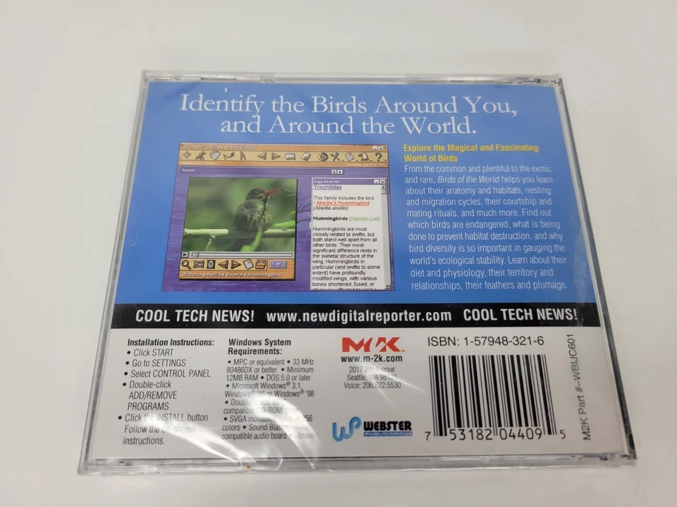 Birds of the World: Webster Interactive Compact Disc PC - Image 3 of 4