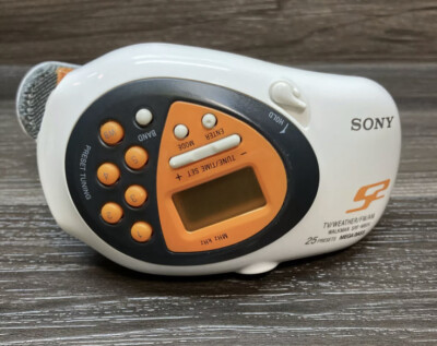 Sony Walkman S2 Sport TV/Weather/FM/AM Model SRF-M80V With Strap