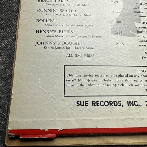 The Duals Stick Shift Cartoon Cover ! 1961 Sue LP 2002 Mega Rare Lp ! - Picture 24 of 24