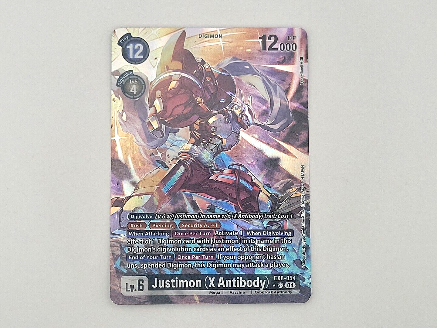 Digimon TCG Justimon (X Antibody) (Alternate Art) - Chain of Liberation