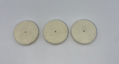 3x Dremel 429 Polierscheibe Polierrad Reinigen Polieren Schmuck Messing Glas