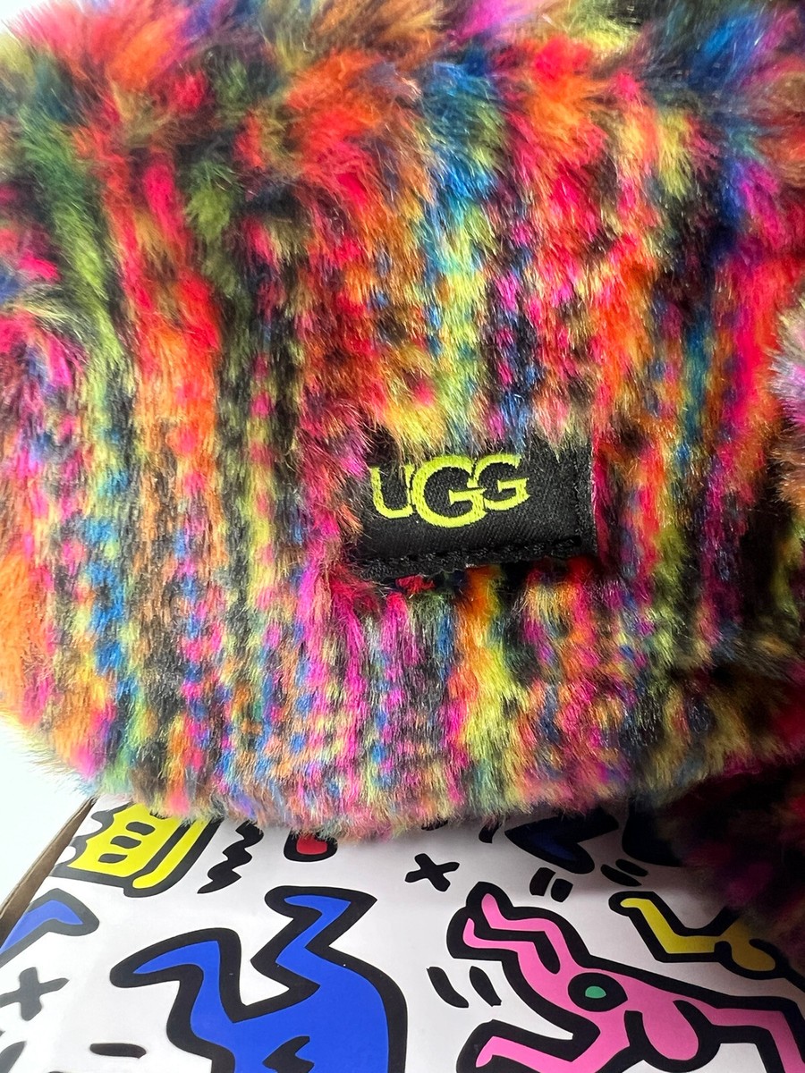 UGG カラフルファーサンダル Fluff Yeah Pixelate UGG Fluff Yeah Slide Pixelate - Trenton