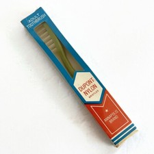Vintage 60s Annapolis Toothbrush Nylon Bristles Sealed Box Gray NOS Movie Prop