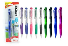 NEW Pentel Twist-Erase Click 0.7mm Pencil + Lead & Erasers – You Pick Color!